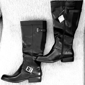 NEW SZ 8.5  BLACK YUU BOOTS